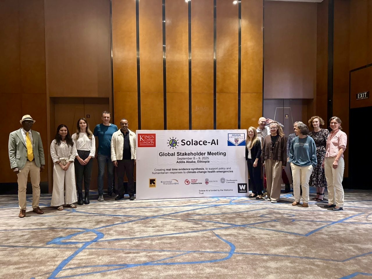 SOLACE-AI team at the Global Stakeholder Meeting
